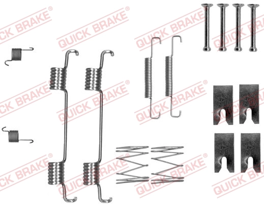 Accessory Kit, parking brake shoes